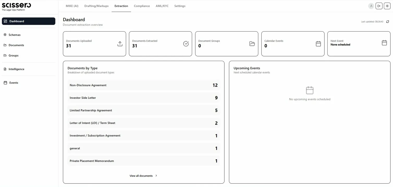 Data Extraction product screenshot